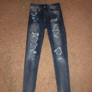 size 2 high waisted regular jegging jeans !